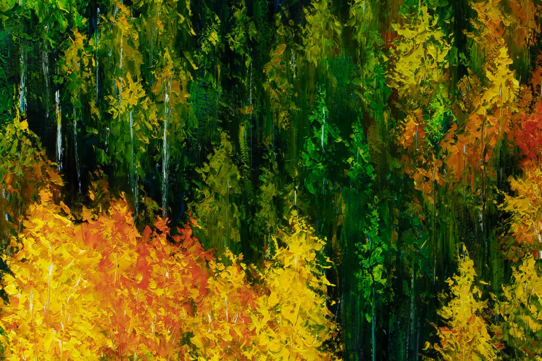 Öl Gemälde 'Herbstliche Idylle' | Handgemaltes Unikat