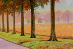 Öl Gemälde 'Herbstliche Palette' | Handgemaltes Unikat