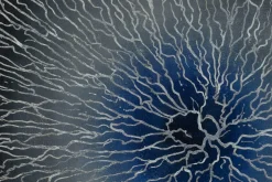 Öl Gemälde 'Hypnotising Lightning' | Handgemaltes Unikat