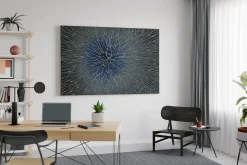 Öl Gemälde 'Hypnotising Lightning' | Handgemaltes Unikat