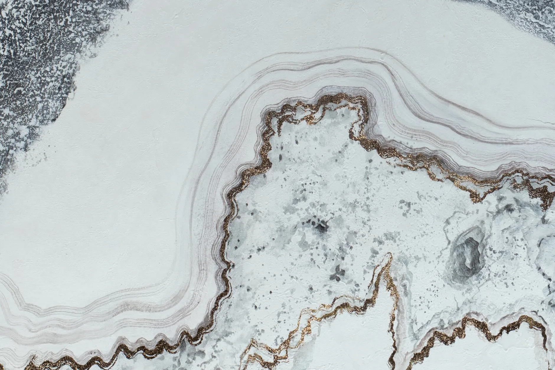 Öl Gemälde 'Im Schneepalast' | Handgemaltes Unikat