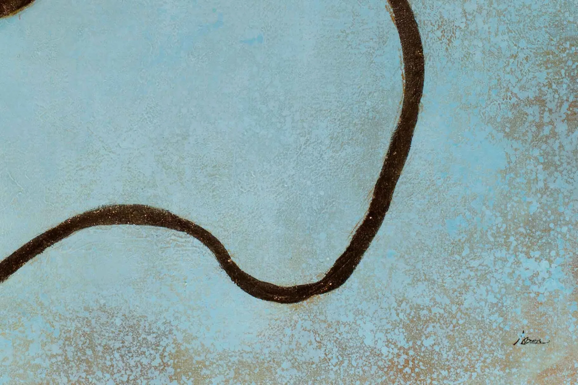 Öl Gemälde 'Intertwined Moment' | Handgemaltes Unikat