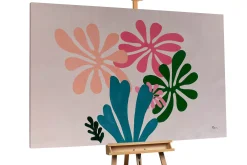 Öl Gemälde 'Jaunty Flowers' | Handgemaltes Unikat
