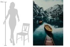 Öl Gemälde 'Kanadas Berge' | Handgemaltes Unikat