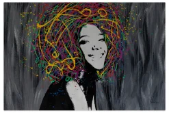 Öl Gemälde 'Kopf voller Ideen' | Handgemaltes Unikat
