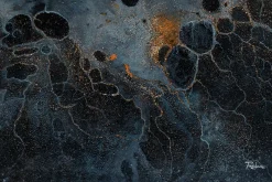 Öl Gemälde 'Kosmisches Gold' | Handgemaltes Unikat