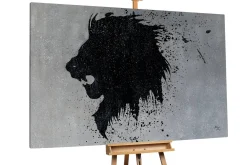 Öl Gemälde 'Lion Nature' | Handgemaltes Unikat