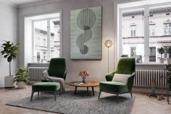 Öl Gemälde 'Lustrous Trinity' | Handgemaltes Unikat