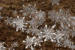 Öl Gemälde 'Magic Snow Crystals' | Handgemaltes Unikat