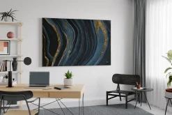 Öl Gemälde 'Magischer Obsidian' | Handgemaltes Unikat