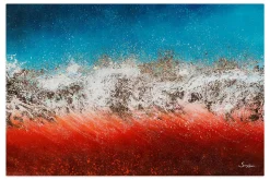 Öl Gemälde 'Magmatic Ocean' | Handgemaltes Unikat