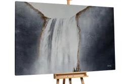 Öl Gemälde 'Magnificent Waterfall' | Handgemaltes Unikat
