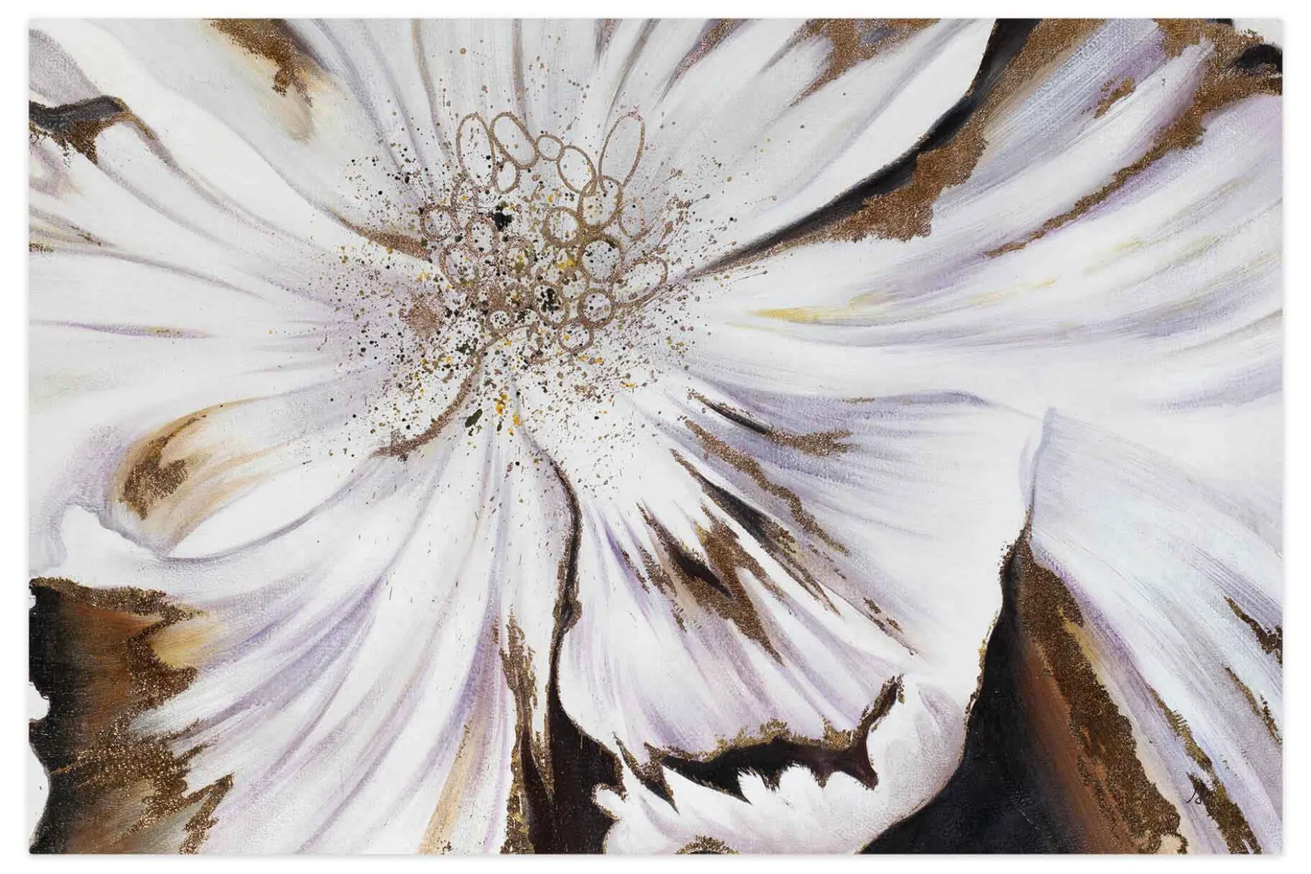Öl Gemälde 'Majestic Blossom' | Handgemaltes Unikat