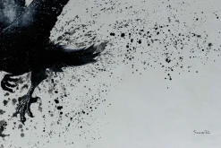 Öl Gemälde 'Majestic Raven' | Handgemaltes Unikat
