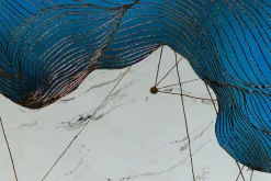 Öl Gemälde 'Marble Aquamarine' | Handgemaltes Unikat
