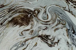 Öl Gemälde 'Marble Planet' | Handgemaltes Unikat