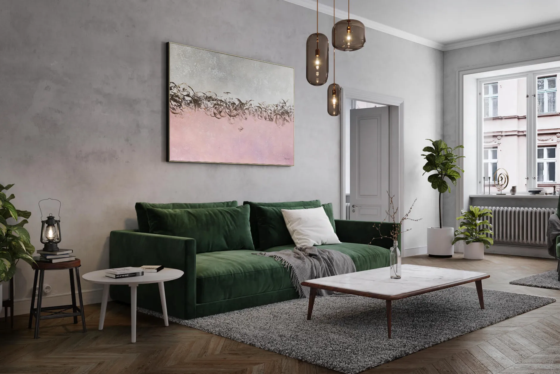 Öl Gemälde 'Marshmellow Dream' | Handgemaltes Unikat