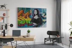 Öl Gemälde 'Mona Lisa 2.0' | Handgemaltes Unikat