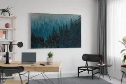 Öl Gemälde 'Morning Pine Forest' | Handgemaltes Unikat