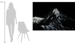 Öl Gemälde 'Mountains in the Night' | Handgemaltes Unikat