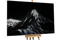 Öl Gemälde 'Mountains in the Night' | Handgemaltes Unikat
