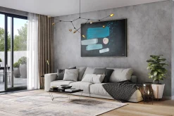 Öl Gemälde 'Neon Motif' | Handgemaltes Unikat