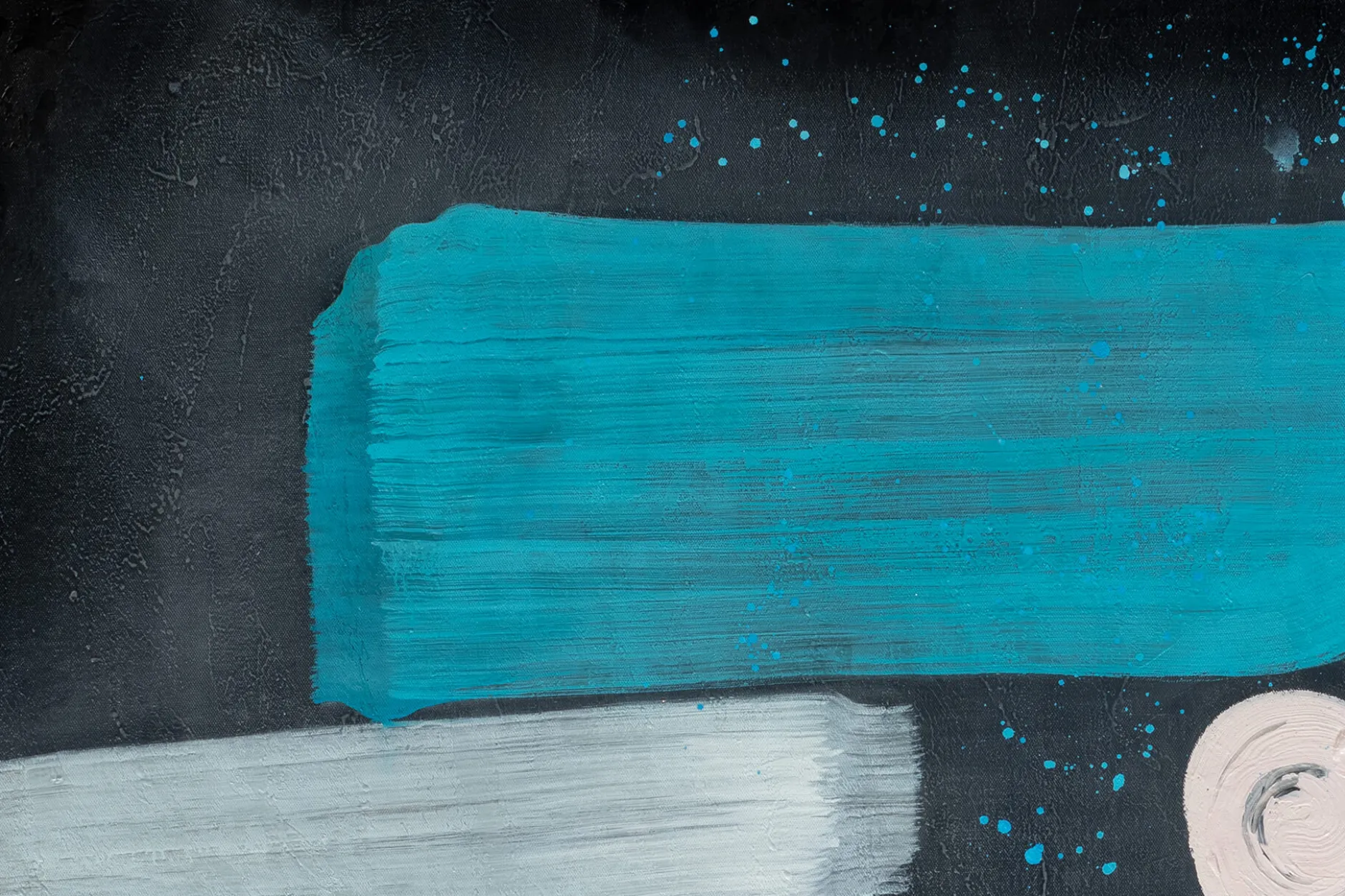 Öl Gemälde 'Neon Motif' | Handgemaltes Unikat