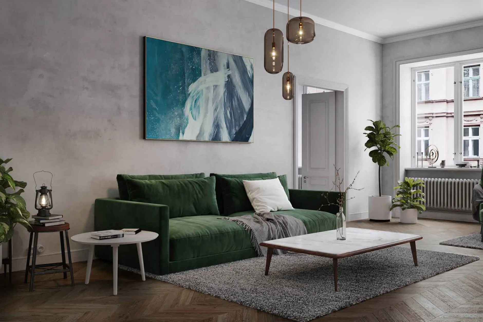 Öl Gemälde 'Notes Abstraction' | Handgemaltes Unikat