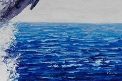 Öl Gemälde 'Ocean Dolphin' | Handgemaltes Unikat