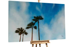 Öl Gemälde 'Palm Branches' | Handgemaltes Unikat