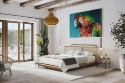 Öl Gemälde 'Parrot Mosaic' | Handgemaltes Unikat