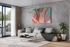 Öl Gemälde 'Pastel Facets' | Handgemaltes Unikat