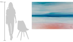 Öl Gemälde 'Pastel Horizon' | Handgemaltes Unikat