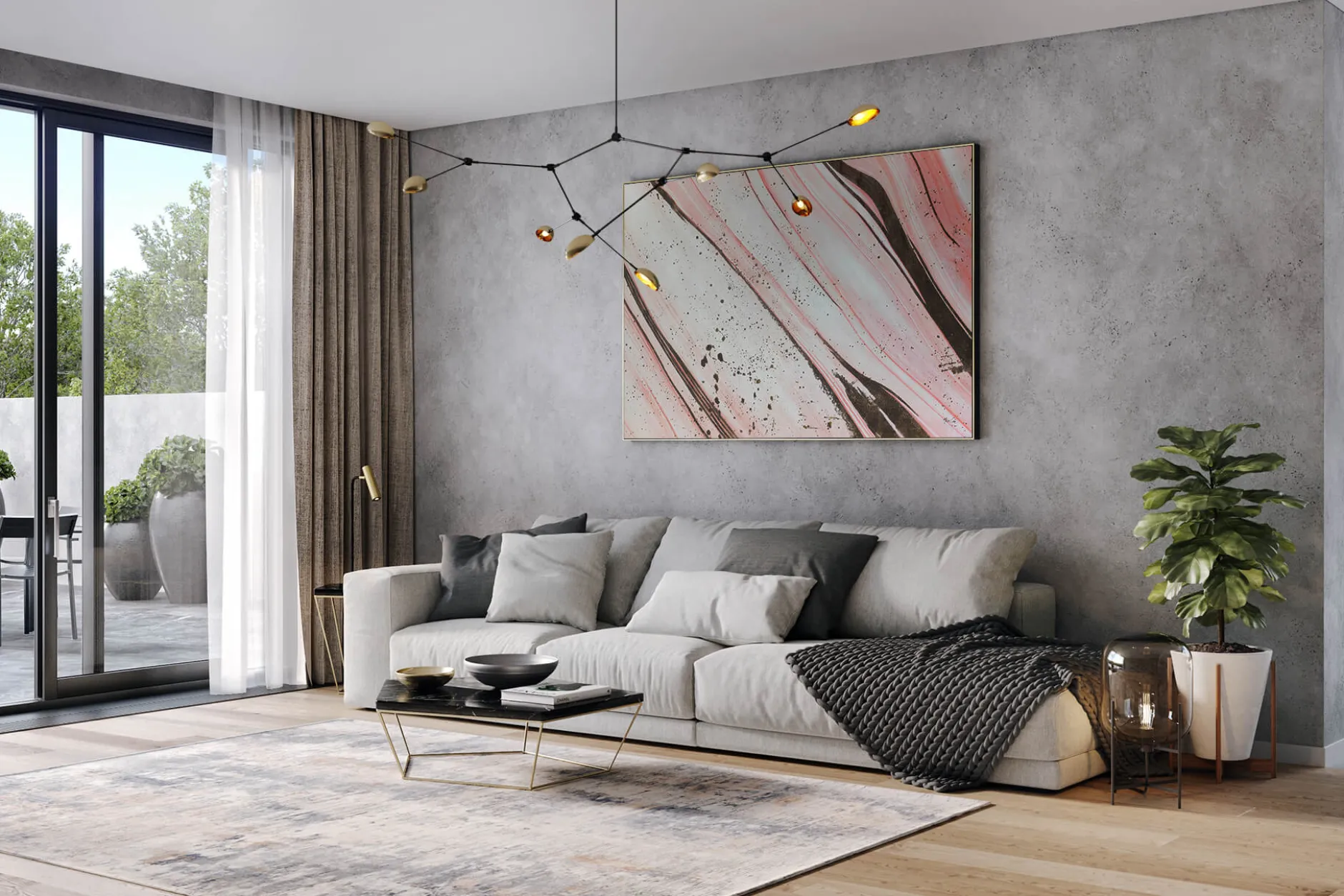 Öl Gemälde 'Pastellzauber' | Handgemaltes Unikat