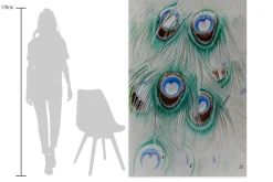 Öl Gemälde 'Peacock Finery' | Handgemaltes Unikat