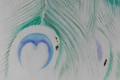 Öl Gemälde 'Peacock Finery' | Handgemaltes Unikat