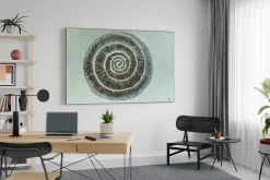 Öl Gemälde 'Pearlescent Conch' | Handgemaltes Unikat