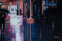 Öl Gemälde 'Peking Nights' | Handgemaltes Unikat