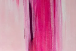 Öl Gemälde 'Pink Rain' | Handgemaltes Unikat