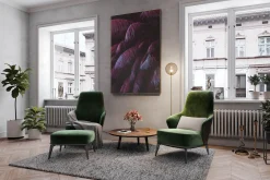 Öl Gemälde 'Purple Jungle' | Handgemaltes Unikat