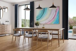 Öl Gemälde 'Rainbow Universe' | Handgemaltes Unikat