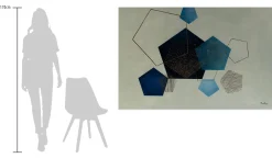 Öl Gemälde 'Realm of the Pentagons' | Handgemaltes Unikat