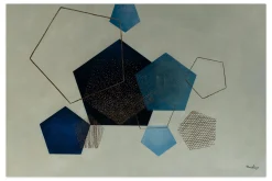 Öl Gemälde 'Realm of the Pentagons' | Handgemaltes Unikat