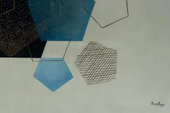 Öl Gemälde 'Realm of the Pentagons' | Handgemaltes Unikat
