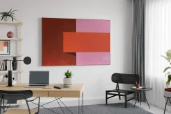 Öl Gemälde 'Red Contemplation' | Handgemaltes Unikat