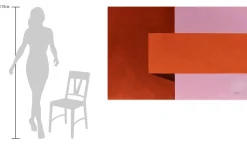 Öl Gemälde 'Red Contemplation' | Handgemaltes Unikat