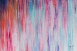 Öl Gemälde 'Refraction of Light' | Handgemaltes Unikat