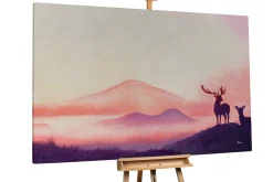 Öl Gemälde 'Rosy Dawn' | Handgemaltes Unikat