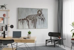 Öl Gemälde 'Royal Tiger' | Handgemaltes Unikat