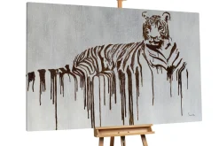 Öl Gemälde 'Royal Tiger' | Handgemaltes Unikat
